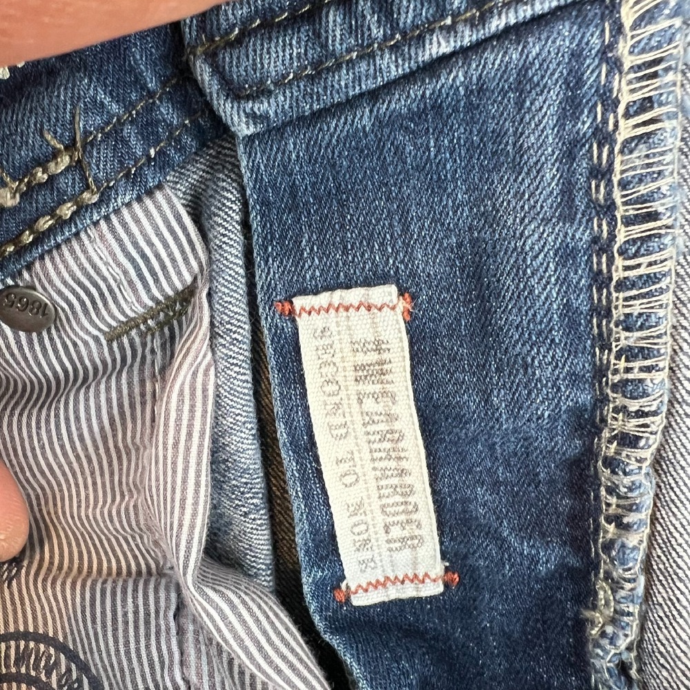 TK Axel Jeans Mens 36x34 Straight Wide Leg‎ Dark Wash Denim Cowboy Western Fit - Picture 4 of 12